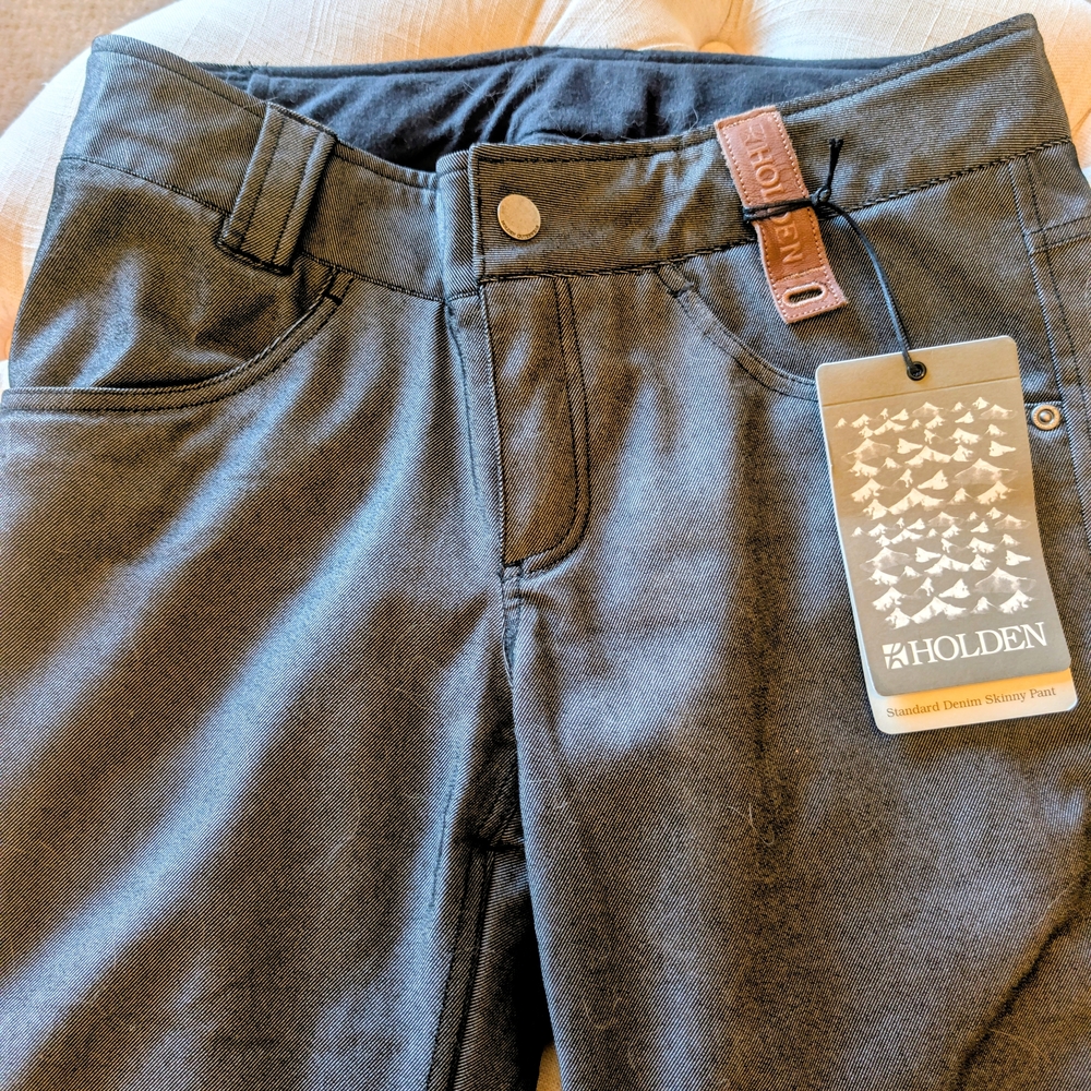 Holden Dark Gray Skinny Snow Pants